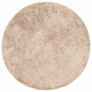 vidaXL Coureur de Tapis MARSA Beige 120 x 120 cm Polyester et PVC