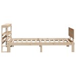vidaXL Cadre de lit et tête de lit 100x200 cm bois de pin massif