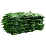 vidaXL Écran de balcon avec feuilles vert 600x100 cm