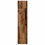 vidaXL Armoire de rangement Montage mural Vieux bois 50 x 41 x 225 cm