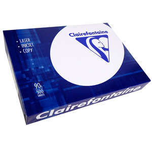 Ramette 500 Feuilles Papier 90g A3 420x297 mm Blanc CLAIRALFA