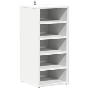 vidaXL Armoire à chaussures Blanc 31 5x35x70 cm Bois d'ingénierie