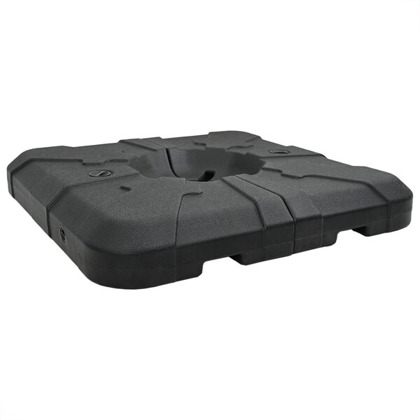 vidaXL Ensemble de base de parapluie en 2 pièces : 110 kg de sable ou 70 kg d'eau