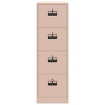 vidaXL Cabinet de Dossier avec tiroir 2 Pièces Rose 44 x 50 x 106.5 cm