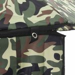 vidaXL Umbrella de pêche Camouflage 300 x 240 cm Polyester Oxford
