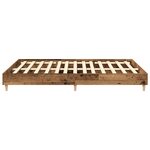 vidaXL Cadre de lit sans matelas vieux bois 150x200 cm bois ingénierie