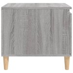 vidaXL Table basse Sonoma gris 100x50x45 cm Bois d'ingénierie