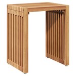 vidaXL Set de Tables Gigognes 3 Pièces en Bois Massif Teck