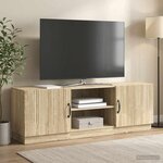 vidaXL Meuble TV Chêne Sonoma 150 x 31 x 47 cm Bois d'ingénierie