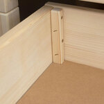 Tiroir de lit 80 x 180 avec sommier BUDDY - bleu clair