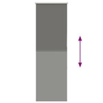 vidaXL Store enrouleur occultant largeur du tissu 55 7 cm polyester