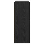 vidaXL Meuble mural Chêne noir 69 5 x 34 x 90 cm Bois d'ingénierie