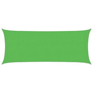 vidaXL Voile d'ombrage 160 g/m² Vert clair 2x5 m PEHD