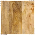 vidaXL Table d’appoint 45x45x50 cm bois massif de manguier et fer