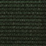 vidaXL Écran de balcon Vert foncé 75x600 cm PEHD