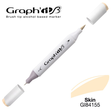 Marqueur manga à l'alcool Graph'it Brush 4155 Skin