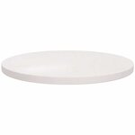 vidaXL Dessus de table Blanc Ø50x2 5 cm Bois de pin massif