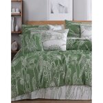 Parure de lit - housse de couette 220 x 240 + 2 taies d'oreiller 60 x 60 coton renforcé - Vert