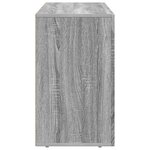 vidaXL Buffet Gris Sonoma 100 x 35 x 59 cm Bois d'ingénierie