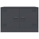 vidaXL Meubles TV 2 Pièces anthracite 67x39x44 cm acier