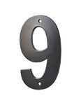THIRARD - Chiffre 9 à visser  alliage  H.80mm  noir - THIRARD