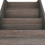 vidaXL Porte-revue pour enfants Gris et chêne sonoma Bois d’ingénierie