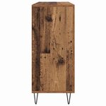 vidaXL Buffet Bois ancien 90 x 34 x 80 cm Bois d'ingénierie