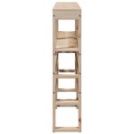 vidaXL Tête de lit avec étagères 120 cm bois massif de pin