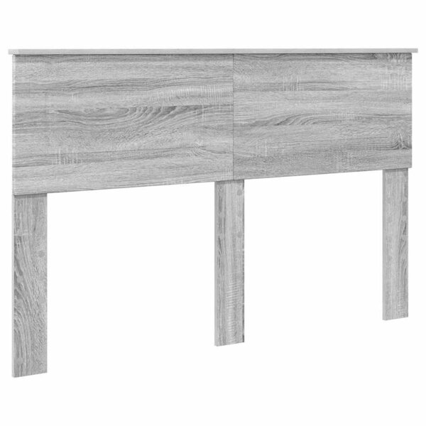 vidaXL Tête de lit Gris Sonoma 140 cm Bois d'ingénierie