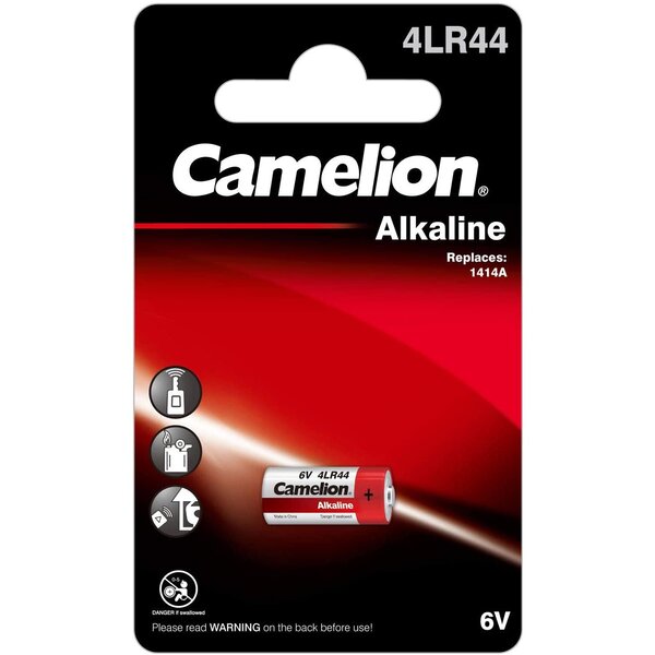 Pile Alcaline Plus 6v 4LR44 1414A CAMELION