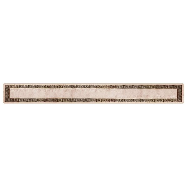 vidaXL Coureur de Tapis MARSA Noir 50 x 450 cm Polyester et PVC
