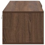vidaXL Cabinet en Bois Chêne brun 100 5 x 39 x 30 cm Bois d'ingénierie