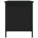 vidaXL Meuble TV Noir 80x40x50 cm Bois d'ingénierie