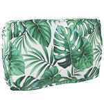 vidaXL Set de coussins de palette Floral 3 Pièces Motif de feuille