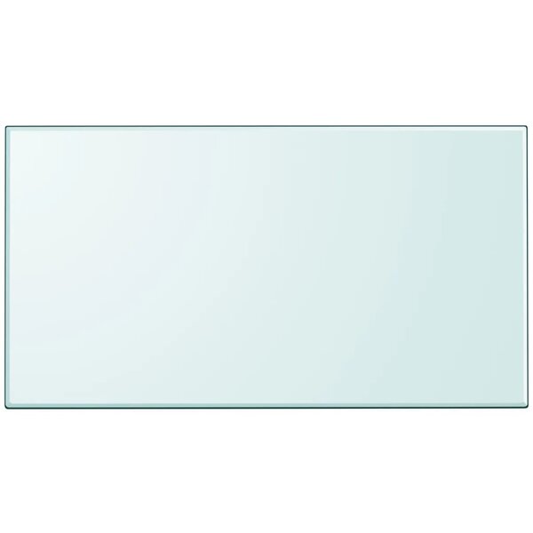 vidaXL Dessus de table rectangulaire en verre trempé 1200 x 650 mm