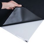 vidaXL Films pour fenêtre 5 Pièces statique dépoli noir PVC