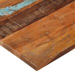 vidaXL Dessus de table rectangulaire 60x100 cm 25-27 mm Bois récupéré