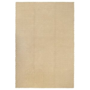 vidaXL Tapis rectangulaire Naturel 120x180 cm Coton