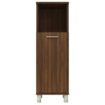 vidaXL Armoire de bain Chêne marron 30x30x95 cm Bois d'ingénierie