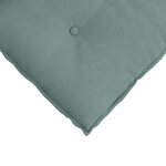 vidaXL Coussin de Dos Vert Mer 50 x 45 cm Tissu en velours côtelé