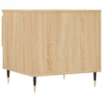 vidaXL Tables basses 2 Pièces chêne sonoma 50x46x50 cm bois d'ingénierie
