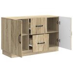 vidaXL Buffet Chêne Sonoma 89 x 34 5 x 57 cm Bois d'ingénierie