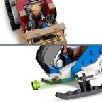 LEGO 76939 Jurassic World L'Évasion du Stygimoloch, Dinosaure Jouet de Construction pour Enfants des 4 ans avec Figurines