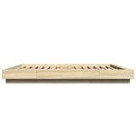 vidaXL Cadre de lit chêne sonoma 150x200 cm bois d'ingénierie