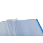 Protège-documents en polypropylène souple OPAK 20 vues - A4 - Bleu clair x 25 EXACOMPTA
