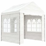 vidaXL Belvédère avec toit blanc 2 28x2 23x2 69 m polyéthylène