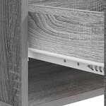 vidaXL Table basse Sonoma gris 49 x 50 x 40 cm Bois d'ingénierie