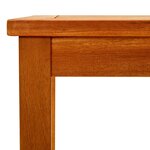 vidaXL Table basse de jardin 50x35x36 cm Bois solide d'acacia