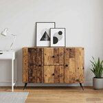 vidaXL Buffet Bois ancien 89 x 34 5 x 60 cm Bois d'ingénierie