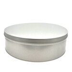 Boîte ronde à gateaux en fer blanc verni  diamètre 24 cm hauteur 7 cm